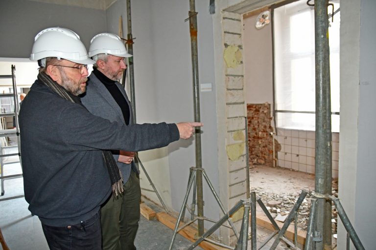 Umbau für neue Dauerausstellung „Innovia“