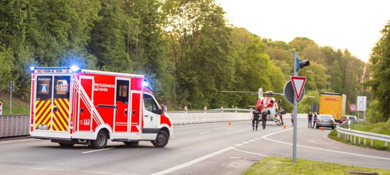 Schwerer Motorradunfall in Iserlohn Schwerer Motorradunfall in Iserlohn