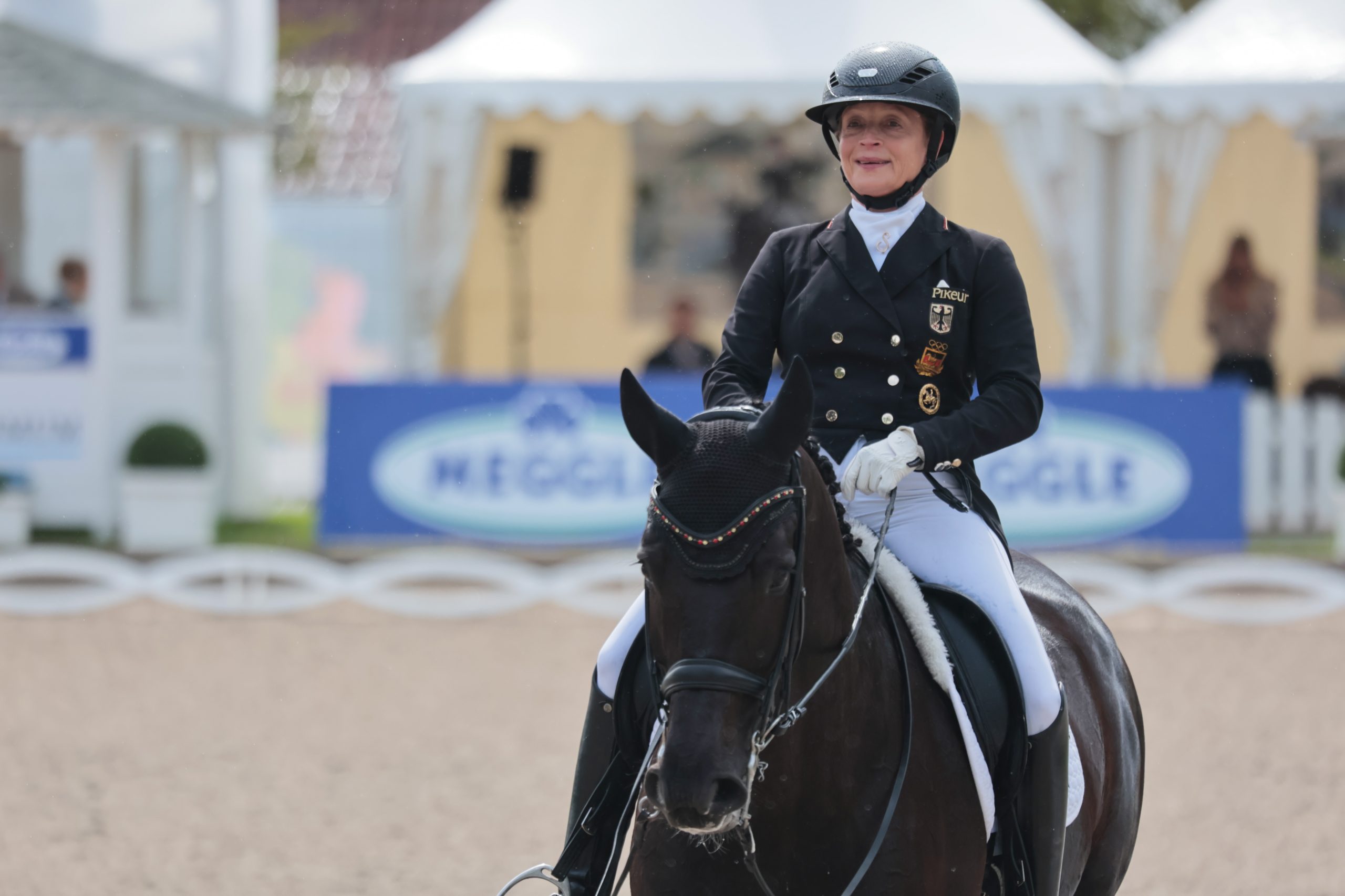Isabell Werth (GER) mit Wendy de Fontaine im Grand Prix (Foto: Jenny Musall)