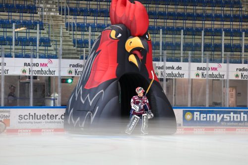 Einlauf-durch-Roosters-Hahn-2